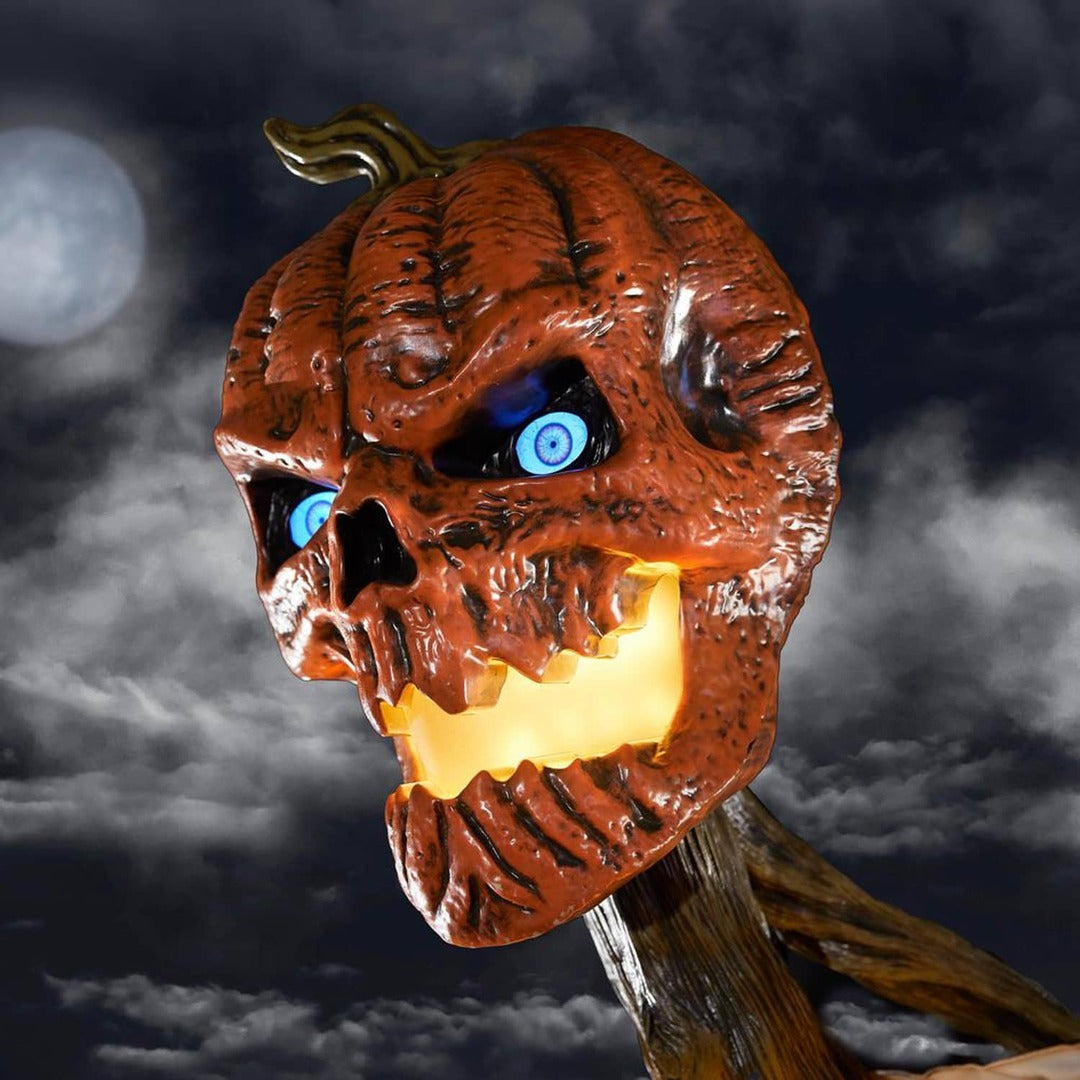 Pumpkin Vine Skeleton Figurine