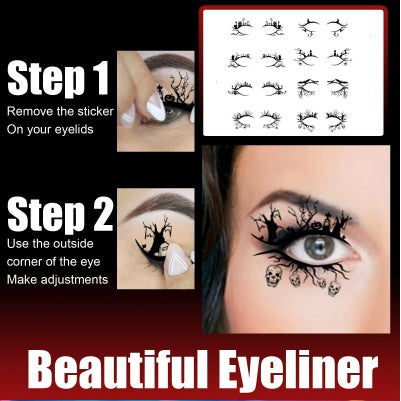 Halloween Eye Makeup Stickers