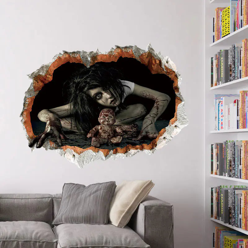 Halloween Wall Stickers - Bedroom and Living Room Decor
