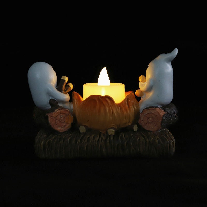 Ghost Campfire Ornaments