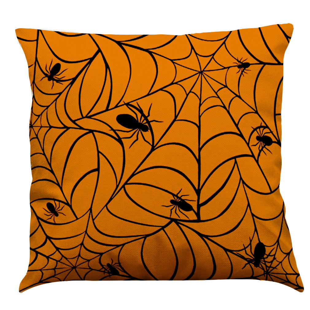 Halloween Cotton Linen Sofa / Car Cushion Pillowcase