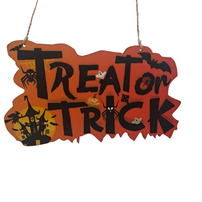 Halloween Wooden Hanging Decorations Various styles