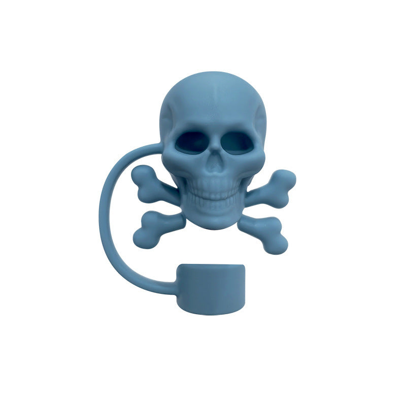 Halloween Theme 10mm Large Capacity Silicone Straw Plug