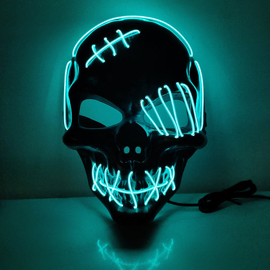 Scar One-eyed Pirate Led Glowing EL Mask