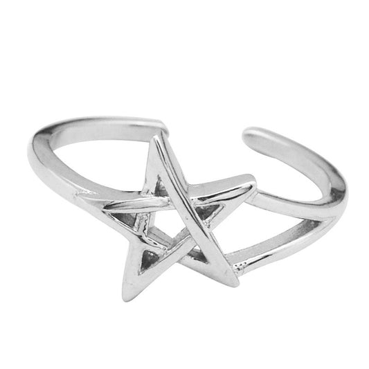 Sterling Silver Star Ring S925