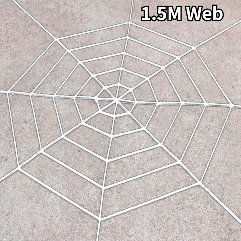 Halloween Plush Spider and/or Giant Web Haunted House Prop Indoor Outdoor Giant Decor