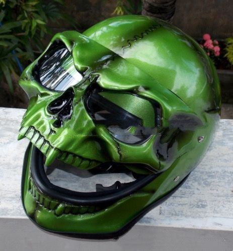 Helmet-Style Skull Latex Mask