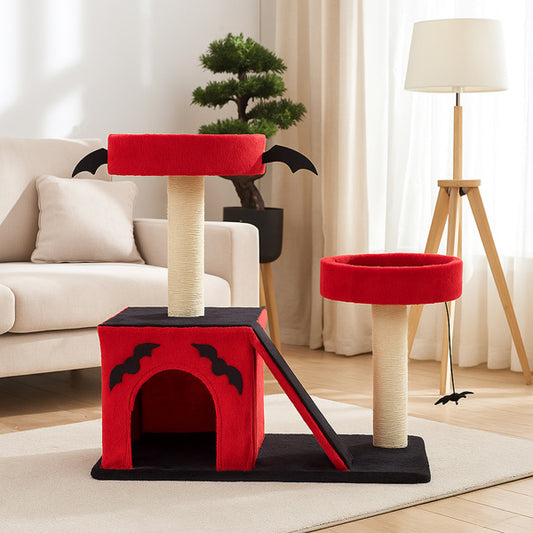 Halloween Cat Climbing Frame Gothic Cat Tree