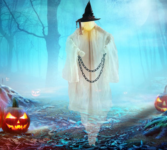 Illuminated Faceless Witch outdoor Decoration