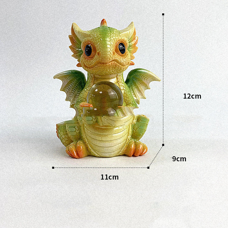 Dragon w/ Glowing Orb