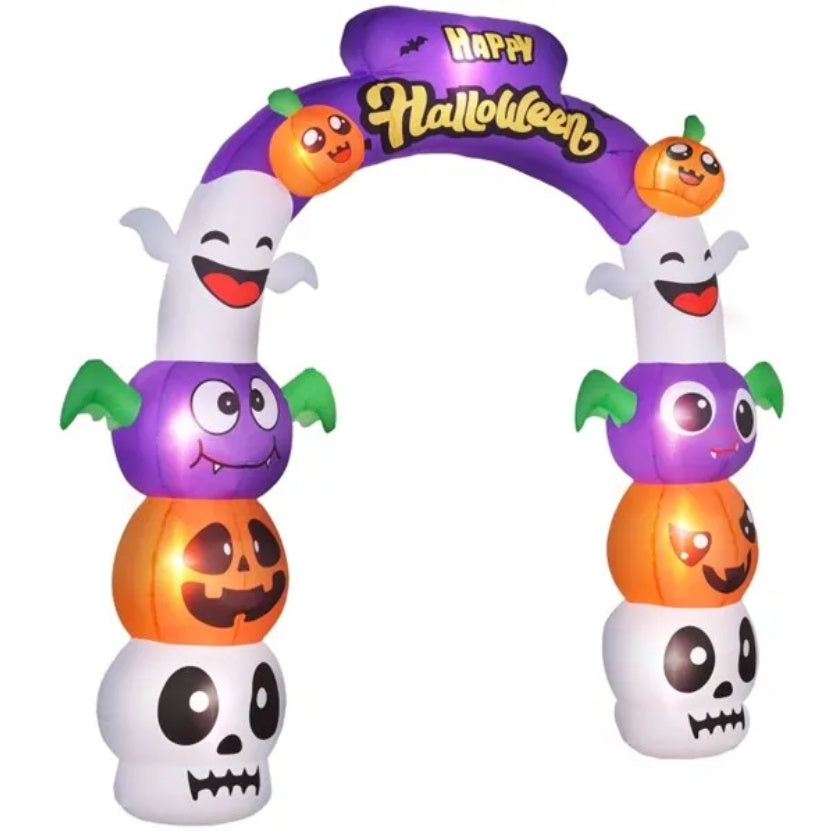 8Ft Halloween Character Inflatable Archway