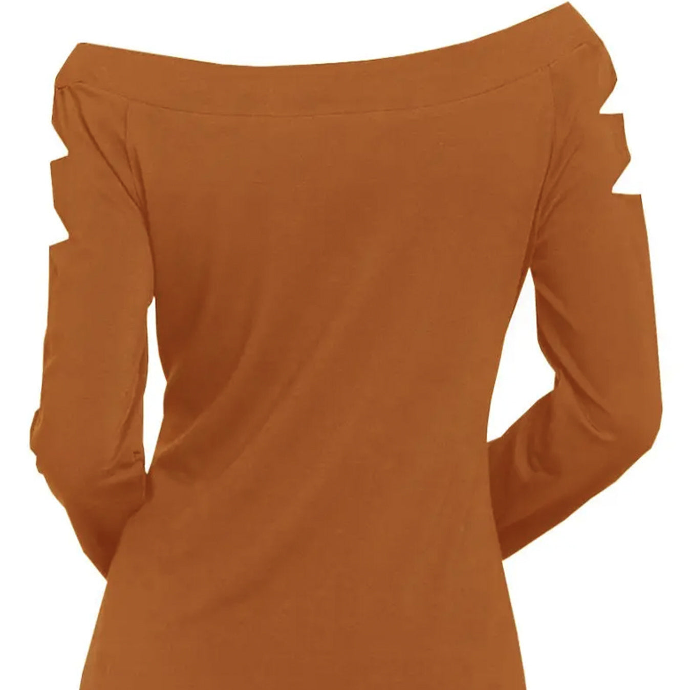 Ladies' Pumpkin Printed Diagonal Collar Long Sleeve Gothic T-shirt