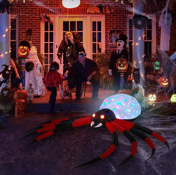 11.8 FT Outdoor Inflatable Spider w/ LED Lights