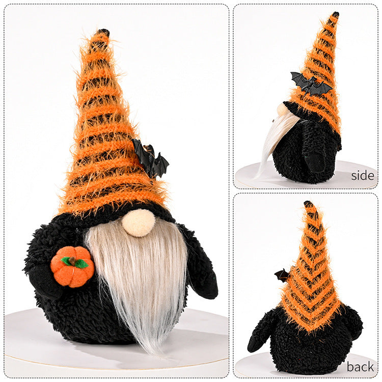 Halloween Pumpkin Bat Rudolf Faceless Baby Doll