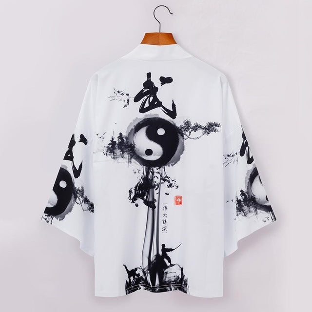 Chinese Style Longteng Picture National Fashion Retro Han Ukiyo-e Cloak Harajuku