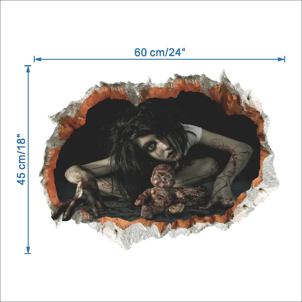 Halloween Wall Stickers - Bedroom and Living Room Decor